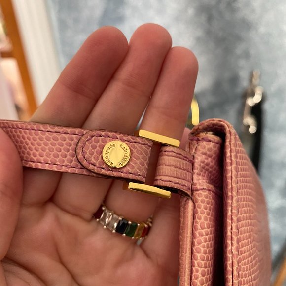 Vintage Faded Pink Kate Spade Wristlet Purse - Picture 3 of 6